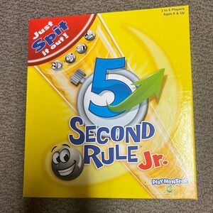 PlayMonster 5 Second Rule Junior Board Game Kids Family Quick Thinking Game